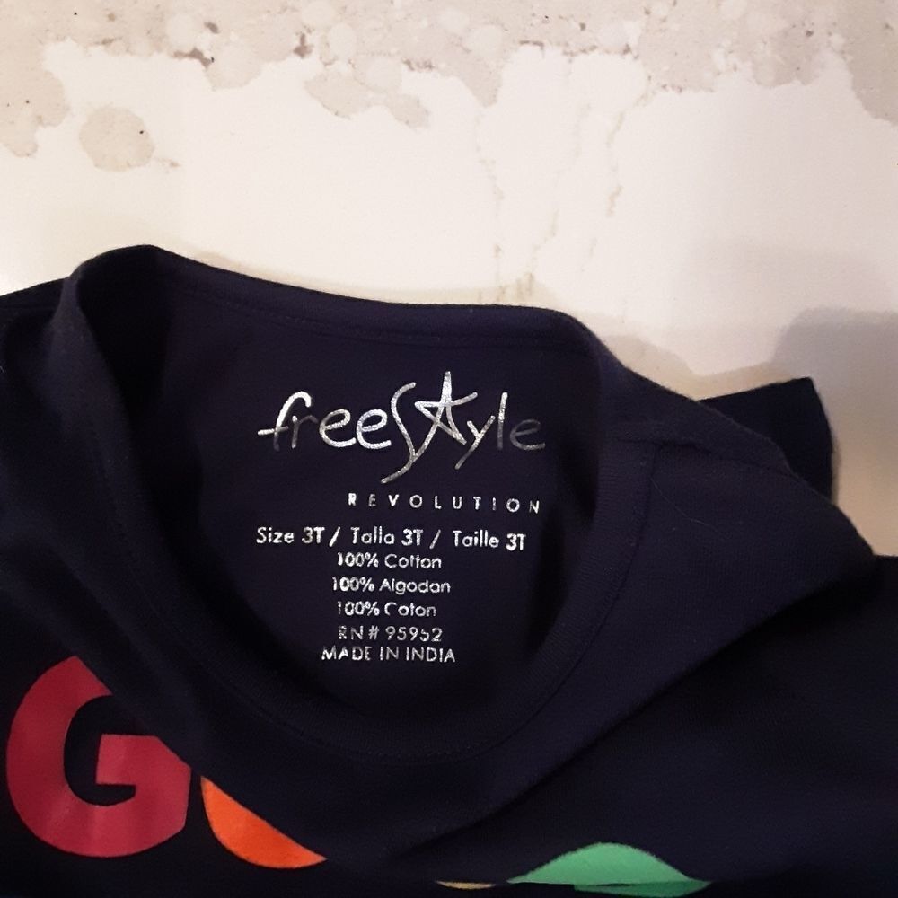 Freestyle and Members Mark Shorts Set Good Vibes sz 3T - Picture 3 of 5